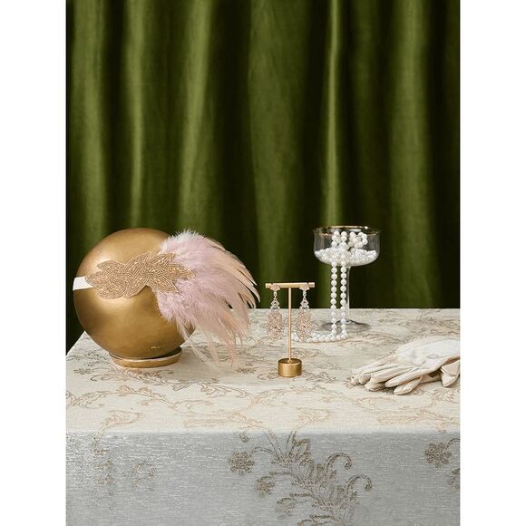 ️5PCS 1920s Gold Accessories Flapper Great Gatsby Vintage Retro Costume Set NEW main image 5